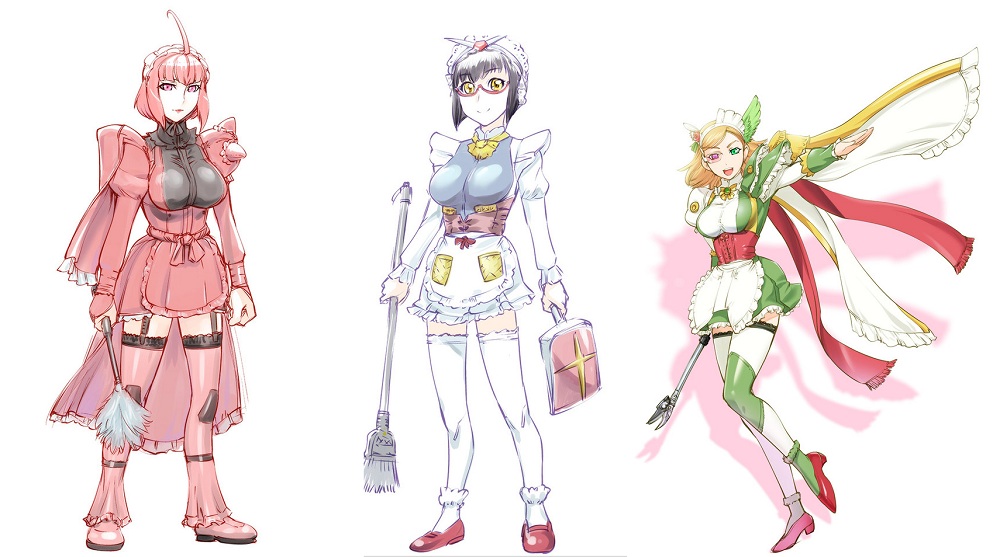 Lihat Berbagai Gundam Jika Mereka Berubah Menjadi Maid