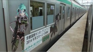 Kereta di Kyoto Kembali Dipenuhi Karakter Anime