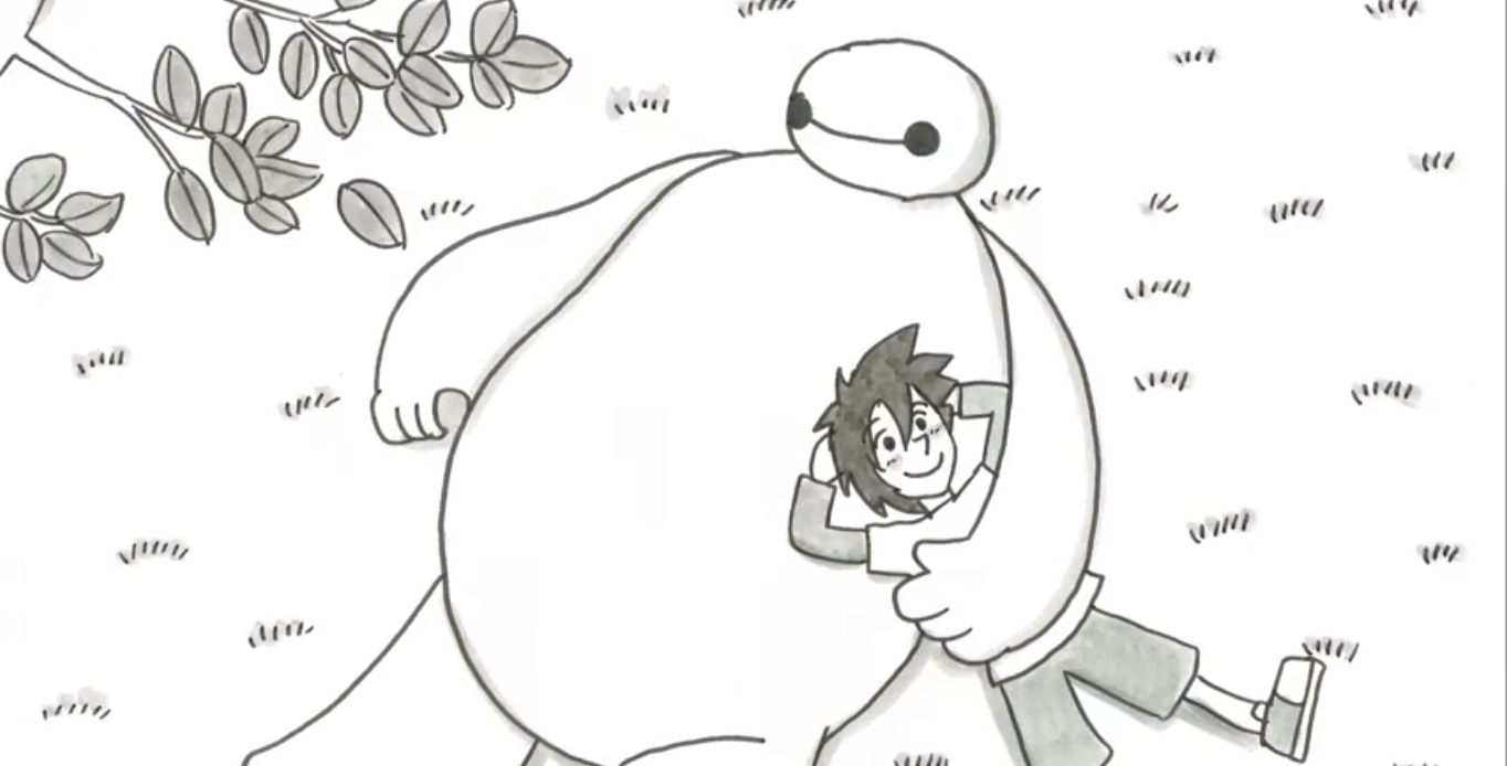 Di Jepang Big Hero 6 Mendapatkan Animasi Singkat Yang Menyentuh