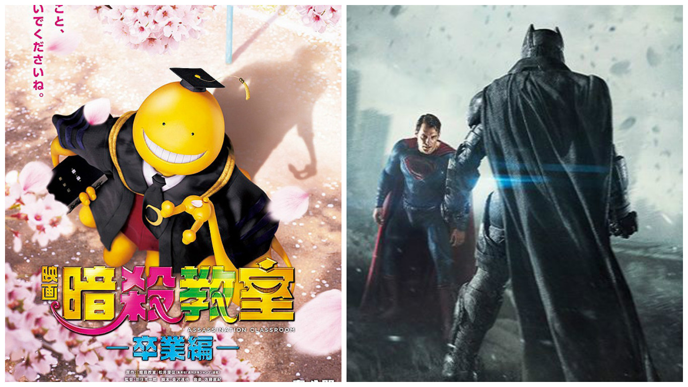 Live-Action ‘Ansatsu Kyoushitsu’ Mengalahkan ‘Batman v Superman’ di Jepang