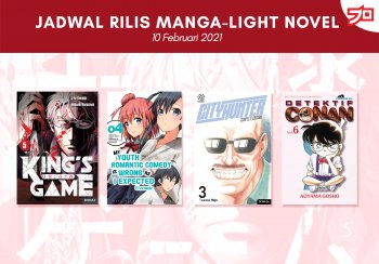 Ini Dia, Jadwal Rilis Manga-Light Novel di Indonesia Minggu ini! [10 Februari 2021]