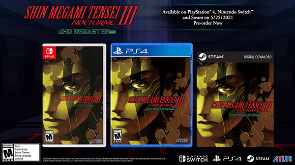 Shin Megami Tensei III: Nocturne HD Remaster Akan Rilis Versi Inggris pada 25 Mei