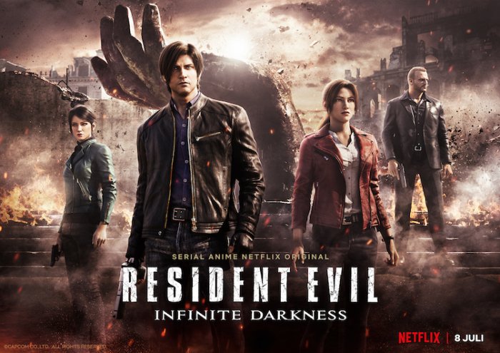Trailer Perdana Serial Anime Netflix RESIDENT EVIL: Infinite Darkness Diungkap, Tayang 8 Juli