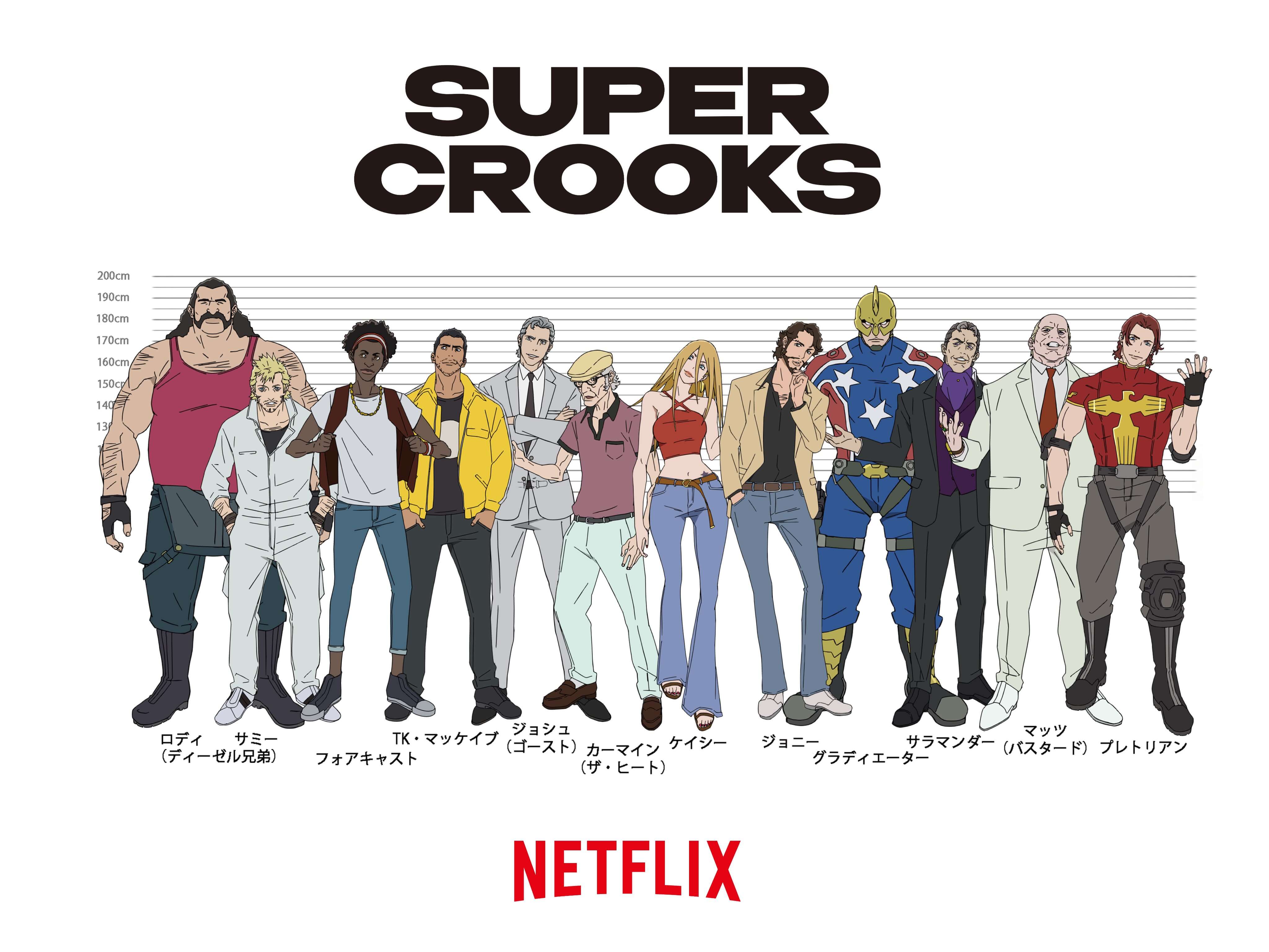 Bones Tampilkan Visual untuk Proyek Anime Super Crooks